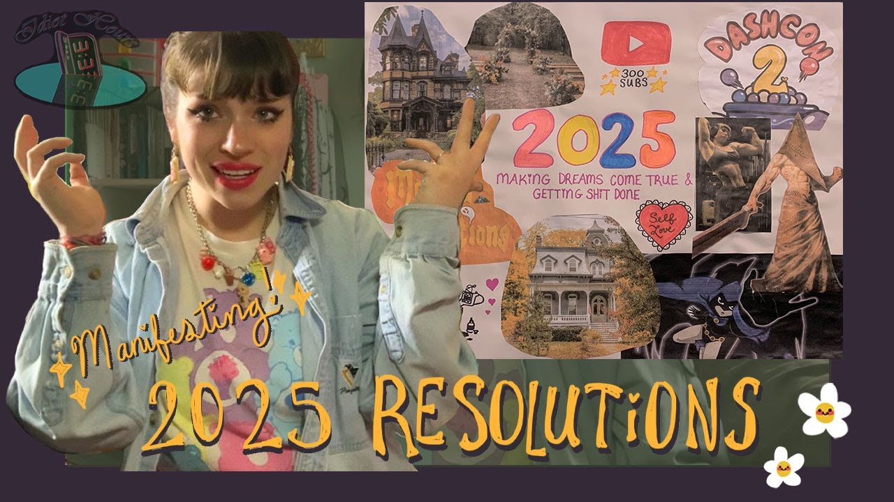 CRAFT WITH ME // 2025 vision board - YouTube