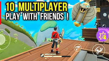 Top 10 Best MULTIPLAYER GAMES Mobile | Play With Friends Multiplayer Game Online Android