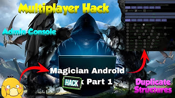Ark Mobile: How to use Magician Multiplayer | Fake Admin menu & Duplicate Structure | ArkBit Gaming