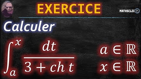 🔴MATHSCLIC EXERCICE - POST BAC | CALCUL DE L
