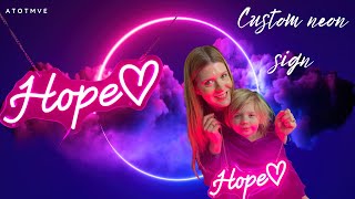 Atotmve Custom Neon Sign Demo And Review