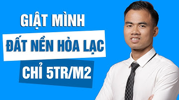 Giật mình với đất Hoà Lạc giá hơn 5 triệu/m2