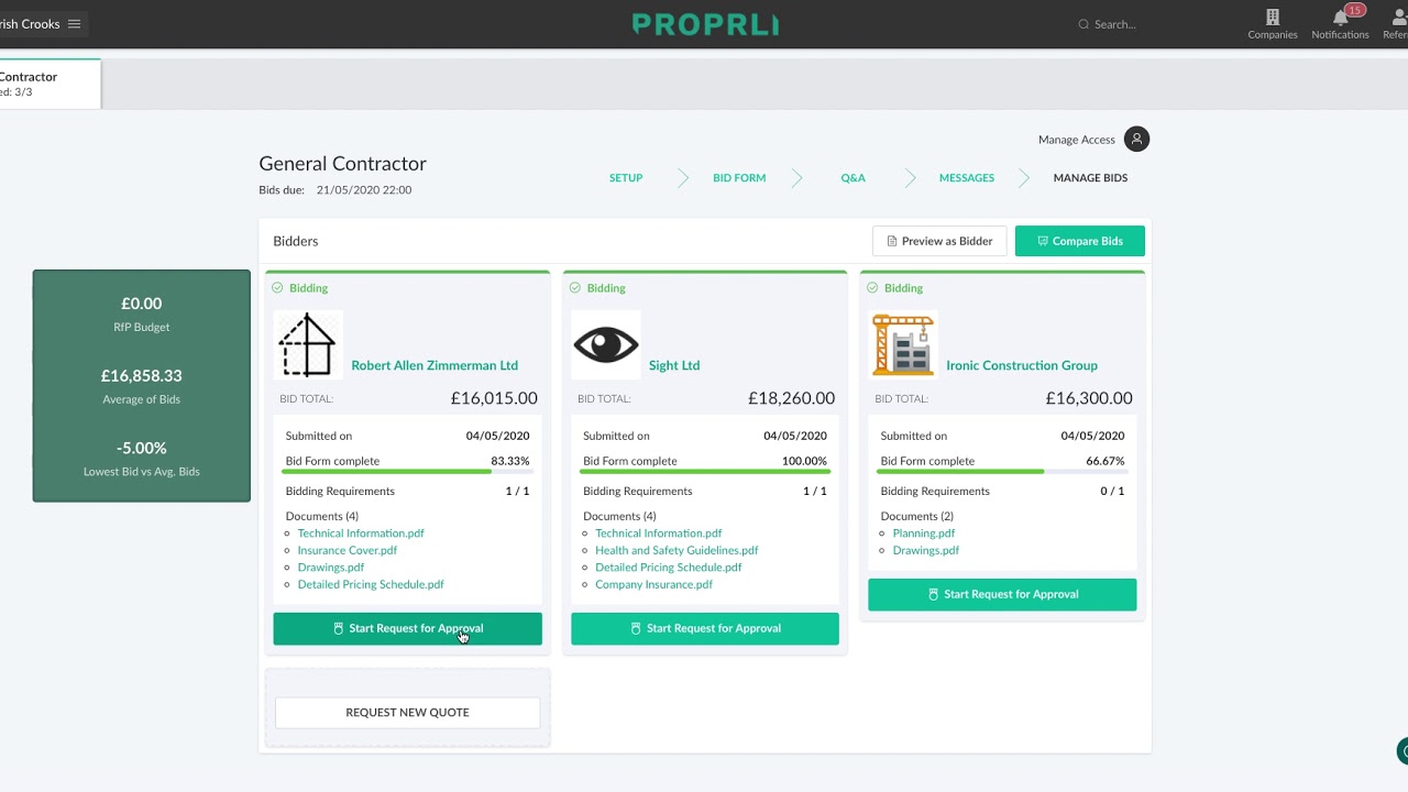 Start a Request for Approval (no audio)