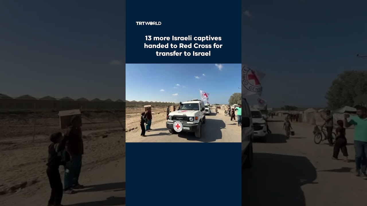 13 more Israeli captives handed to Red Cross for transfer to Israel
