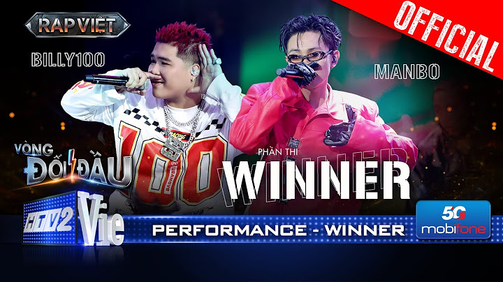 WINNER - MANBO và Billy100 trình diễn với phong thái người chiến thắng | Rap Việt 2024 [Performance]