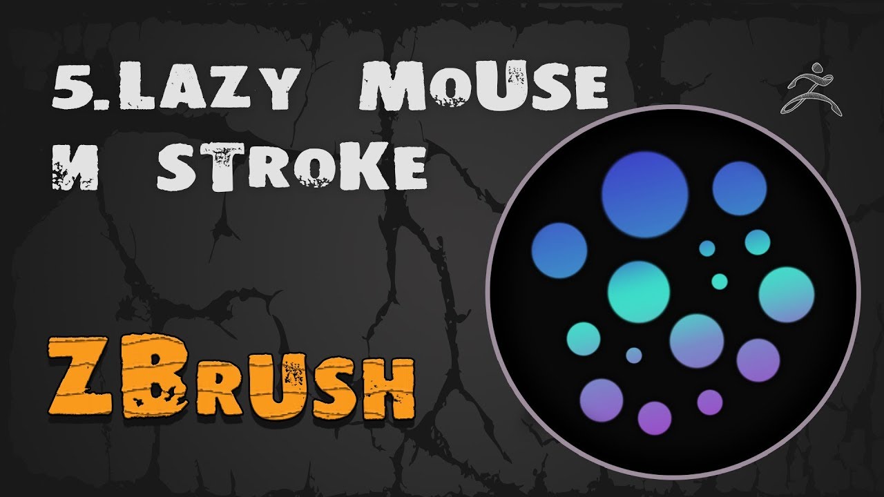 how to change the lazy mouse on zbrush