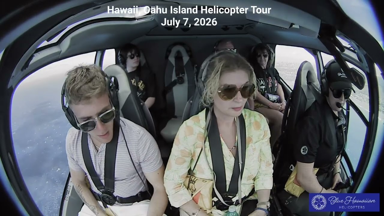 Hawaii Oahu Full Helicopter Tour 🚁 | Complete 50-Minute Flight