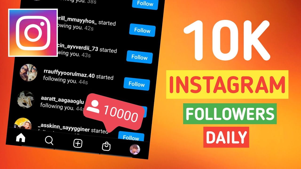 Get 10K Instagram Followers Daily | How To Increase Instagram Followers ...
