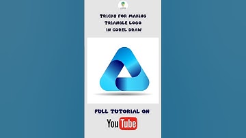 TRICKS FOR MAKING TRIANGLE LOGO IN COREL DRAW