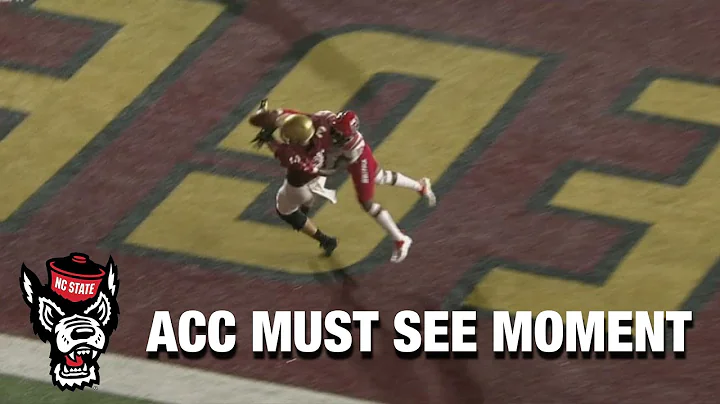NC State's Devan Boykin Breaks Up Pass, Saves A To...