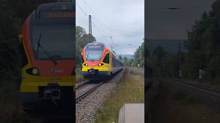 Einfahrt des HLB (RE 99) in Haiger - Dillbrecht