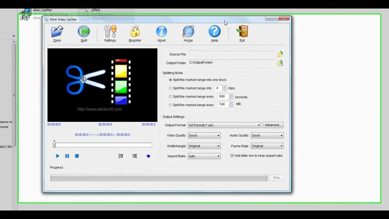 Инструкция video splitter