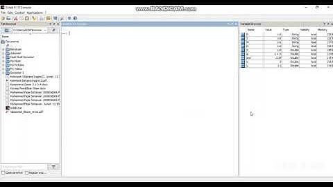 Data Matriks pada Scilab