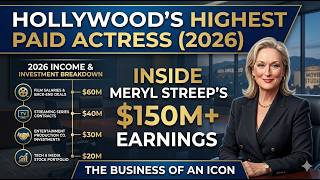Hollywood's Highest Paid Actress: Inside Meryl Streep's Massive 2026 Earnings & Entertainment Invest