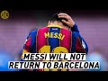 🚨BREAKING: MESSI WILL NOT CONTINUE AT BARCELONA!🚨