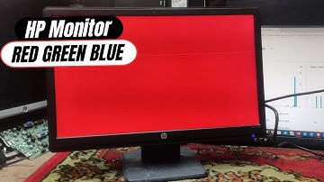 Hp Monitor Panel Red Green Blue Problem Solution  | Created by Afjal Hossain