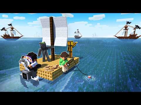 Can YOU beat MinecRAFT starting off a RAFT?