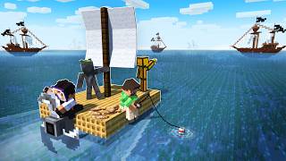 Can YOU beat MinecRAFT starting off a RAFT? screenshot 4