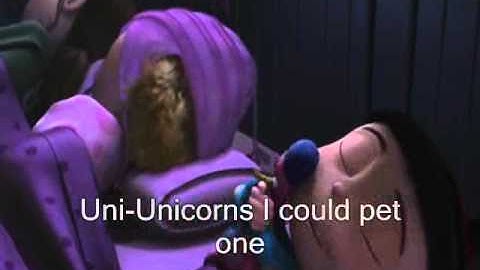 Despicable Me-Agnes-Unicorns Song