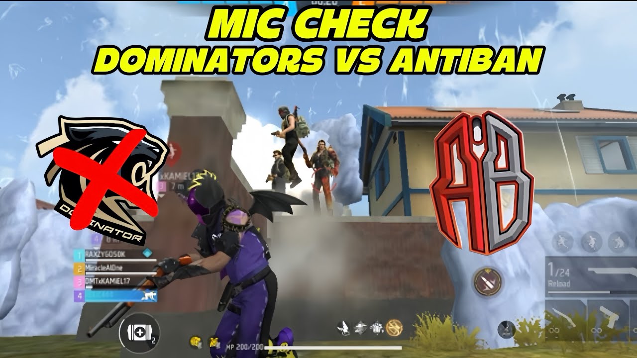 DETIK DETIK RAXZY ATAP😭 | MIC CHECK DOMINATOR VS ANTIBAN 🔥