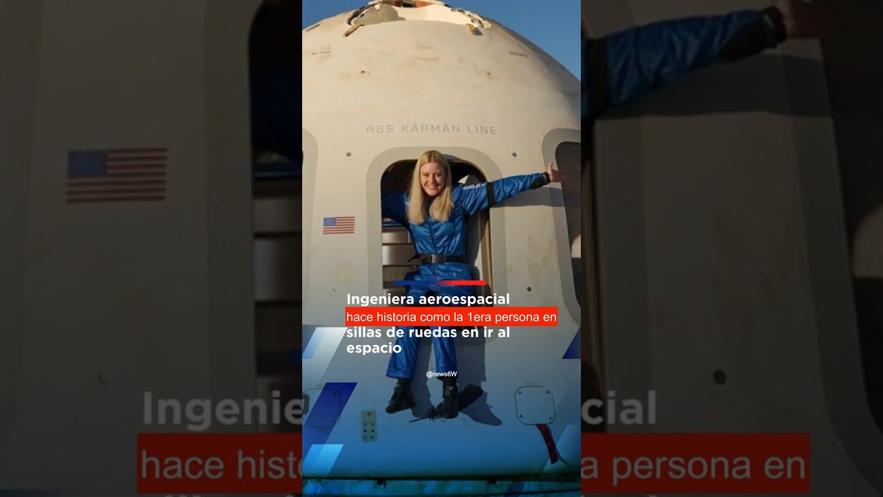 🚀 Primera persona en silla de ruedas viaja al espacio! 🌌