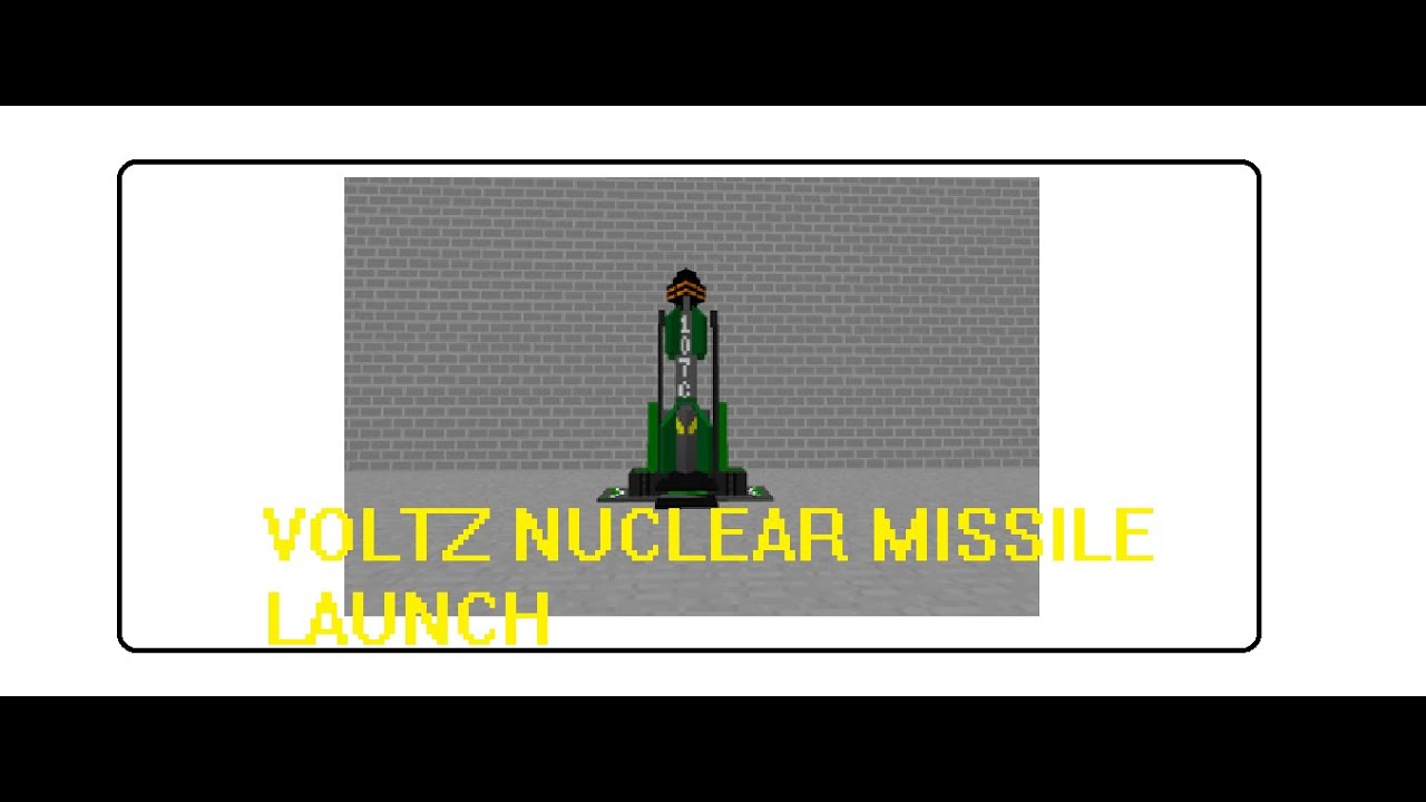 Voltz: Nuclear cluster missile launch