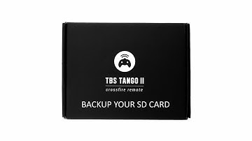 TBS Tango II - 01 - SD Card Backup and USB mode - eng
