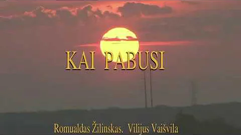 Romualdas ilinskas . Vilijus Vaivila  -KAI PABUSI