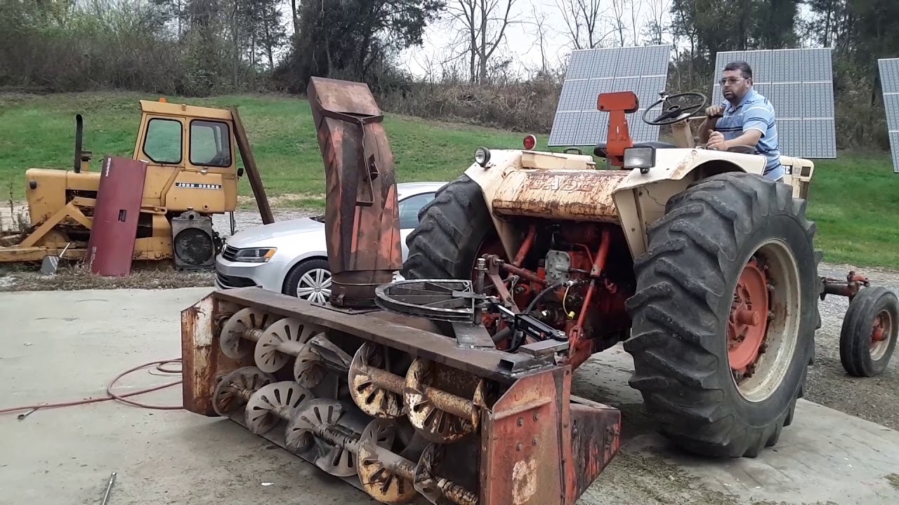 Snowblower hydraulic chute turn final. YouTube