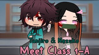 Tanjiro & Nezuko Meet Class 1-A || Part 1 || Bnha/Mha || Demon Slayer || Read Desc!