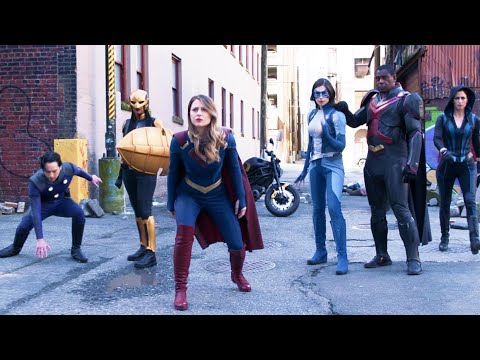 Supergirl 6x12 Gaurdian New Suit. Kelly and Supergirl vs Rankin