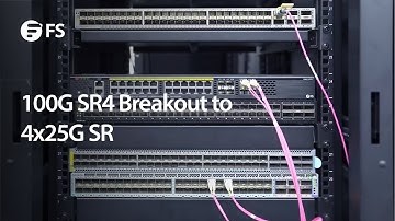 How to Breakout 100G to 4x25G | FS