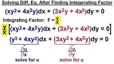Differential Equation - 1st Order: Integrating Factor (4 of 14) Solve Using an Integrating Factor