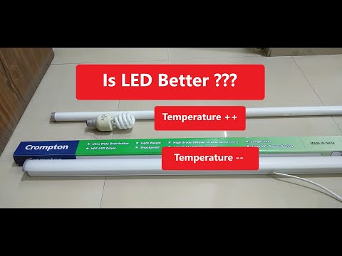 Video: Care este mai bine fluorescent sau LED?