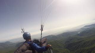 Paragliding flight in Ramsar