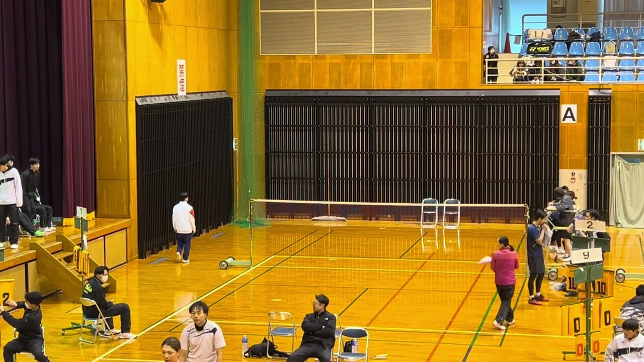 R8.2.7  九州社会人 30歳以上XD 1回戦 1th 中島・中島vs田中・那須(宮崎)