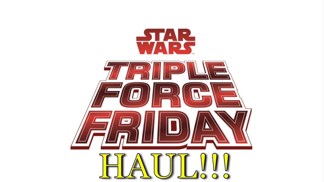 Triple Force Friday Haul!! return of the jedi tagline