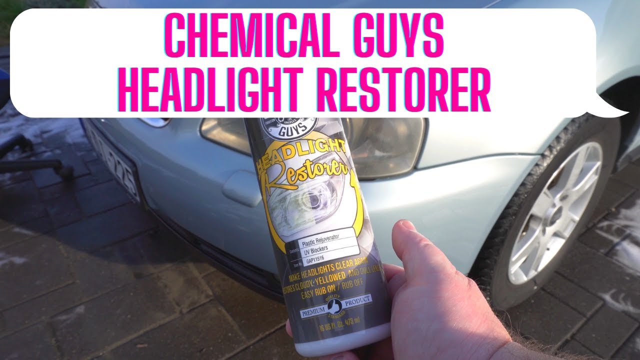Chemical Guys Headlight Restorer test 