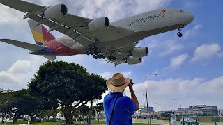 2 hours Los Angeles LAX Airport 🇺🇸 Plane Spotting ! RUSH HOUR / Close up, Heavy landing/Take off