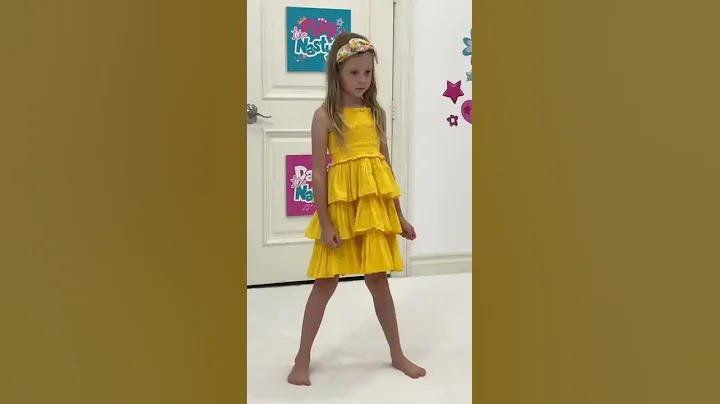 Nastya try to cool dance. #shorts