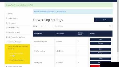How to use Linespan v2 numbers Voicemail feature for creating PVA