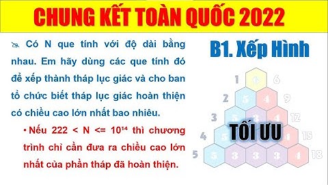 BÀI 1: XẾP HÌNH | CHUNG KẾT TOÀN QUỐC 2022 | LẬP TRÌNH SCRATCH - PYTHON TIN HỌC TRẺ