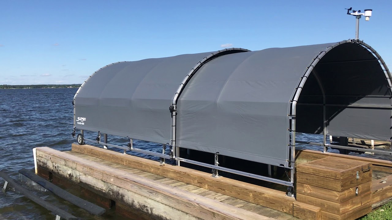 SlipSki Boating Solutions Boat Slip Cover YouTube
