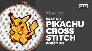 Pokémon Cross Stitch Tutorial - Free Pattern | B-Sides