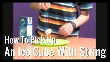 How to Pick up an Ice Cube with String - Sciencey Stuff