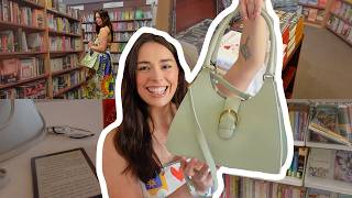 let's go book shopping and thrifting!! | bookish vlog