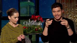 Emilia Clarke & Henry Golding Raw Interview Last Christmas