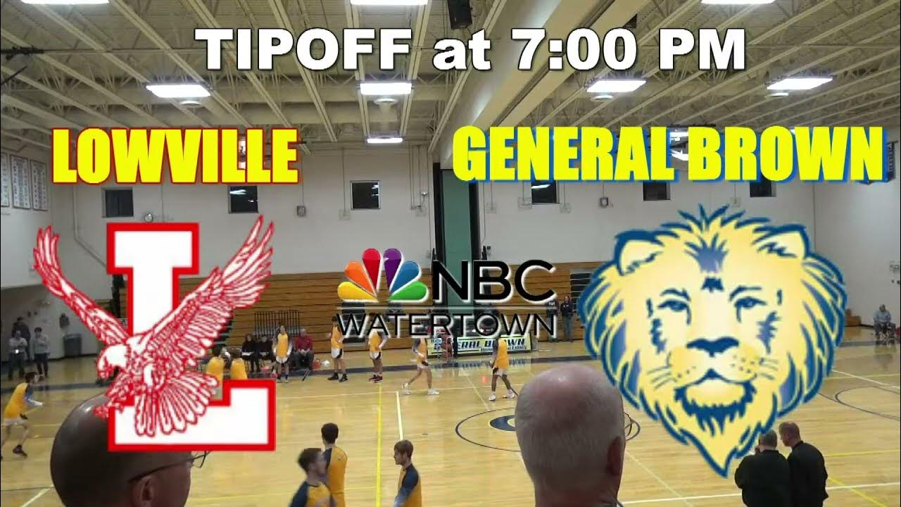 NBC Watertown HS Boy's Basketball Lowville General Brown YouTube