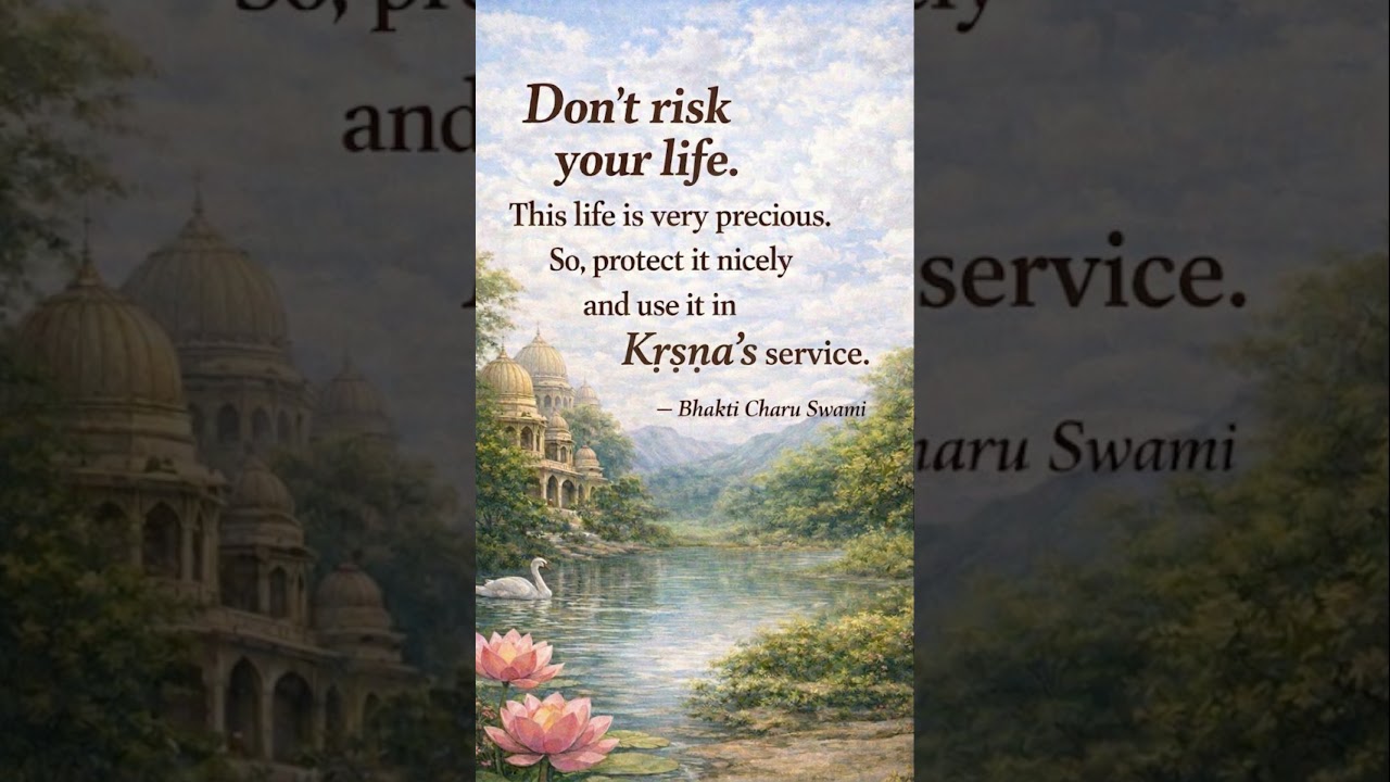 #bhakticharuswami #krishnaconsciousness #life #lifelessons