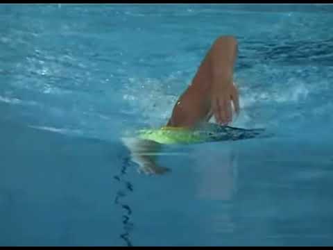 Hand entry freestyle swimming